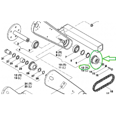 Зірочка Optima Kverneland AC824034 (АС824034)